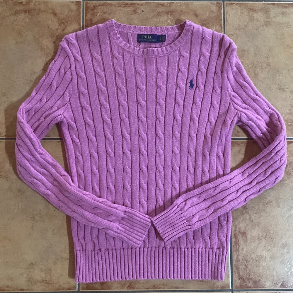 Pink Polo Sweater